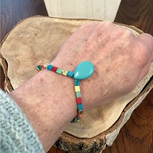 Teardrop Charm Bracelet